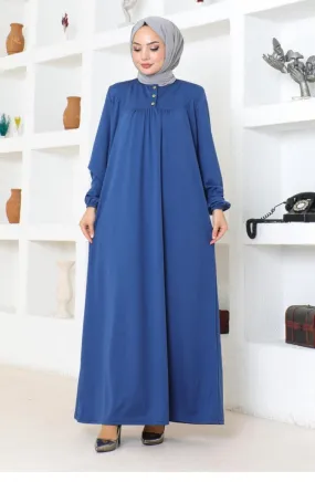 2085Mg Robe Hijab Robe De Sport Indigo 17154