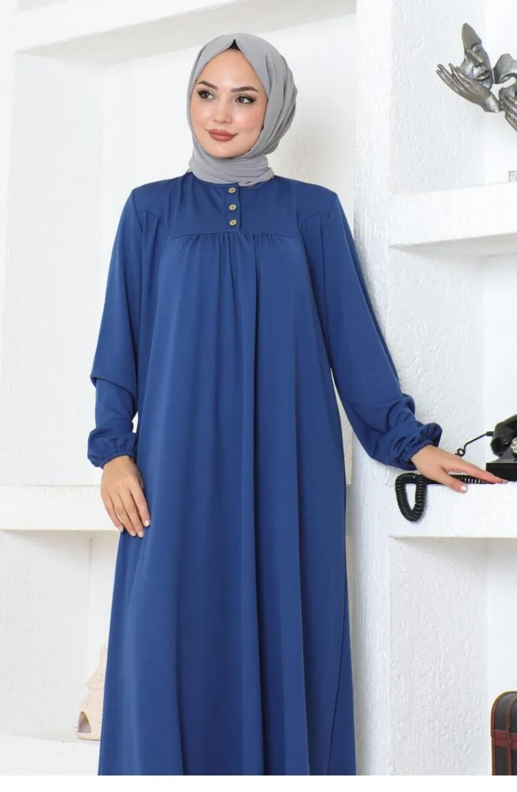 2085Mg Robe Hijab Robe De Sport Indigo 17154