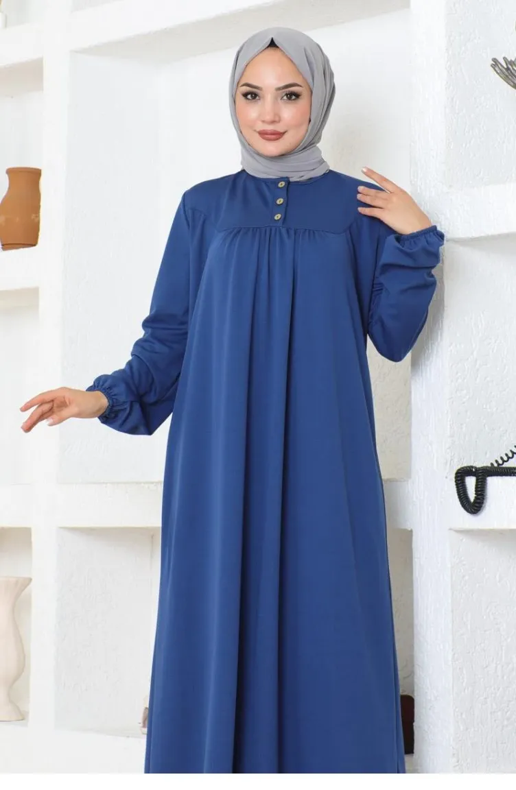 2085Mg Robe Hijab Robe De Sport Indigo 17154