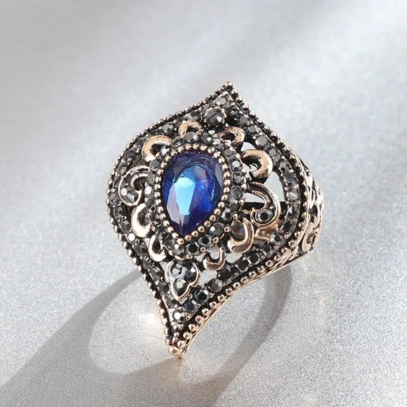 Bague Bleu Vintage