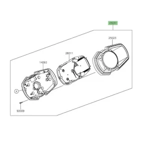 Bloc compteur Kawasaki Ninja 400 (2018-2020) | Moto Shop 35