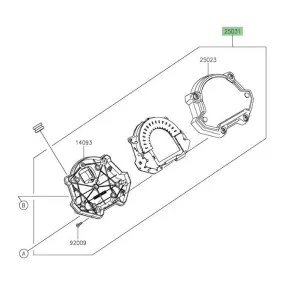 Bloc compteur Kawasaki Z400 (2019 et +) | Moto Shop 35