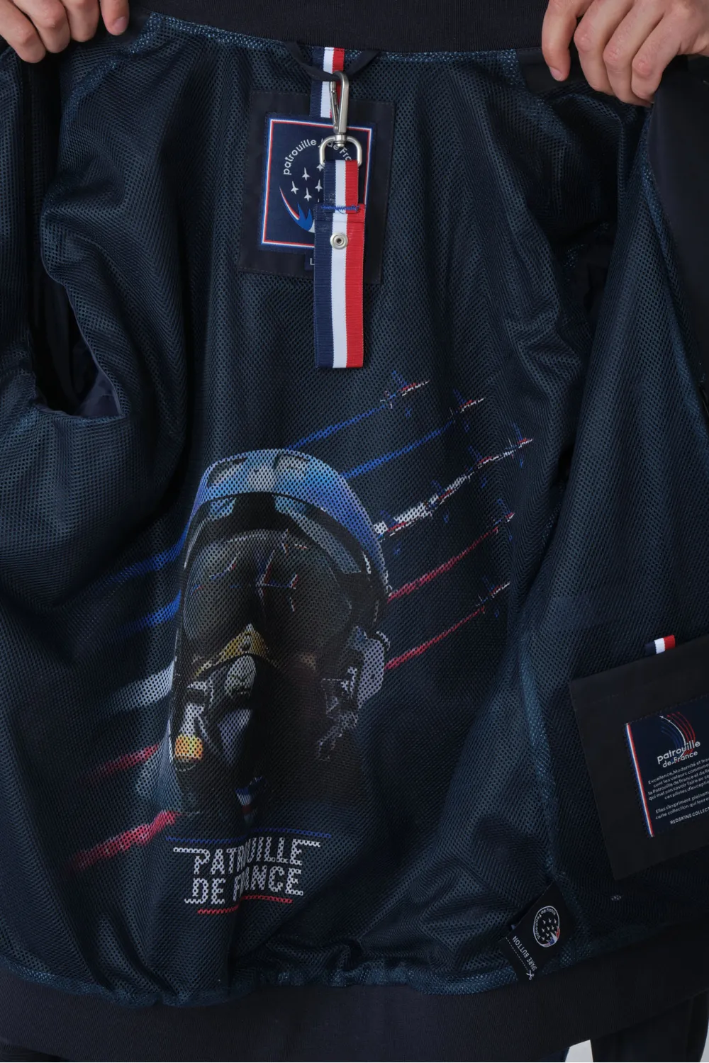 Blouson AIRJET marine , Patrouille de France - Redskins - CREW AIRJET Navy | Cesare Nori