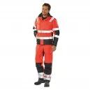 Blouson de Travail Homme /Femme Orange Fluo NOIR - ADOLPHE LAFONT