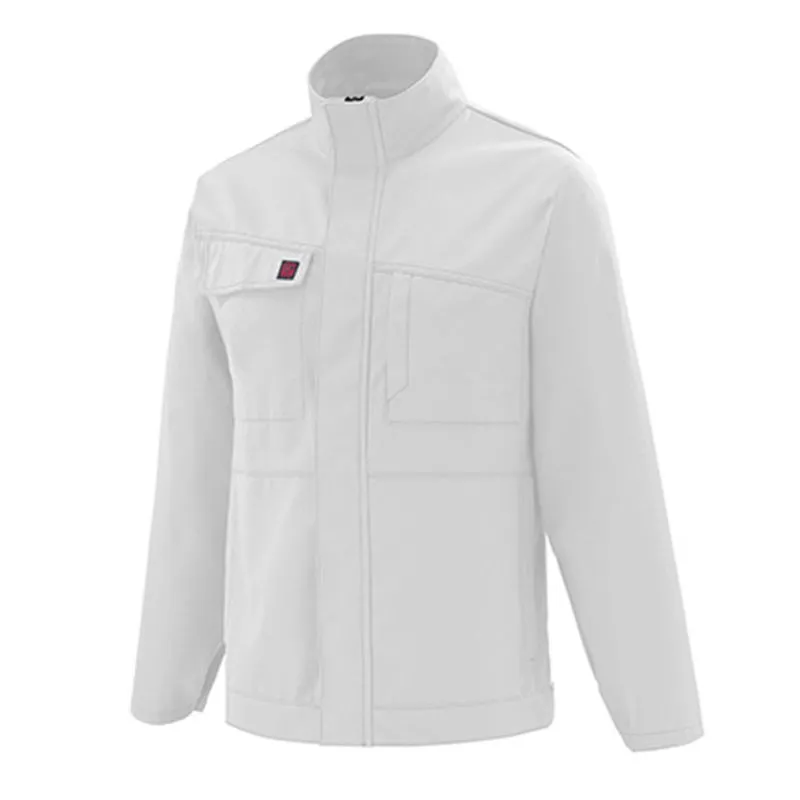 Blouson de Travail Homme Jaspe Blanc - ADOLPHE LAFONT