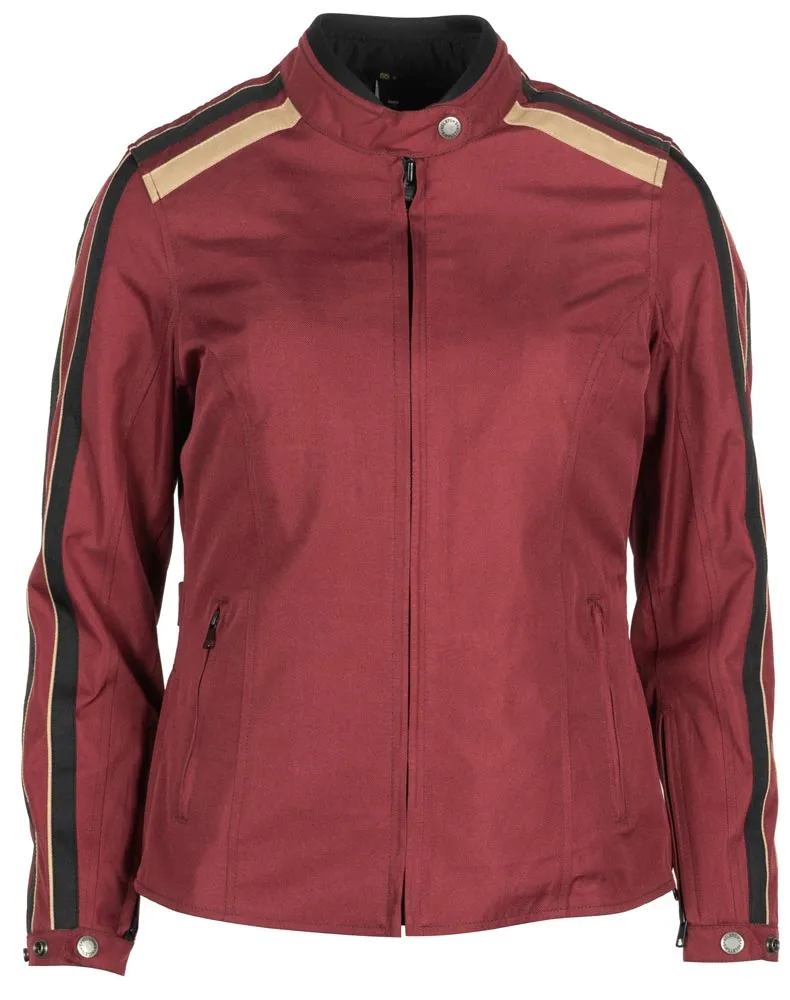 Blouson femme Helstons Jade tissu technique bordeaux