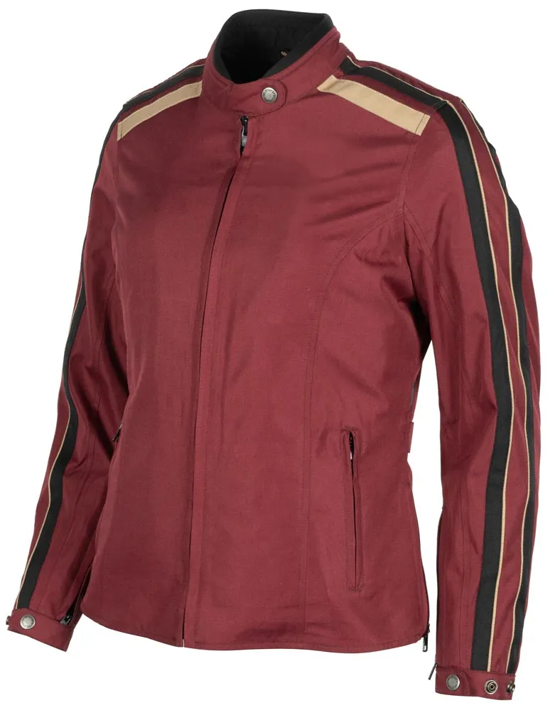 Blouson femme Helstons Jade tissu technique bordeaux