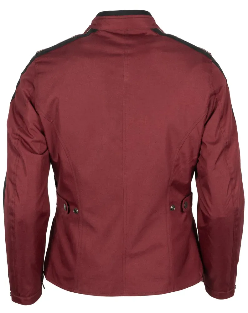 Blouson femme Helstons Jade tissu technique bordeaux