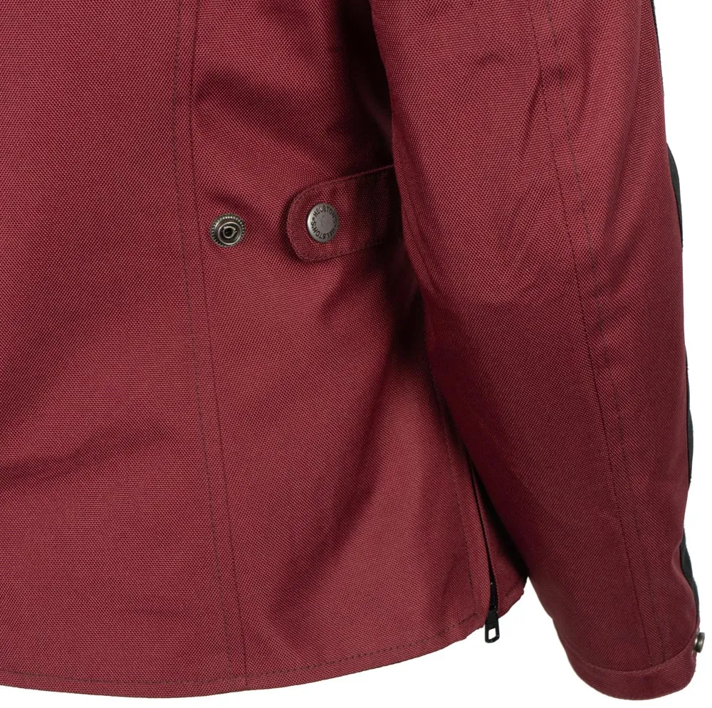 Blouson femme Helstons Jade tissu technique bordeaux