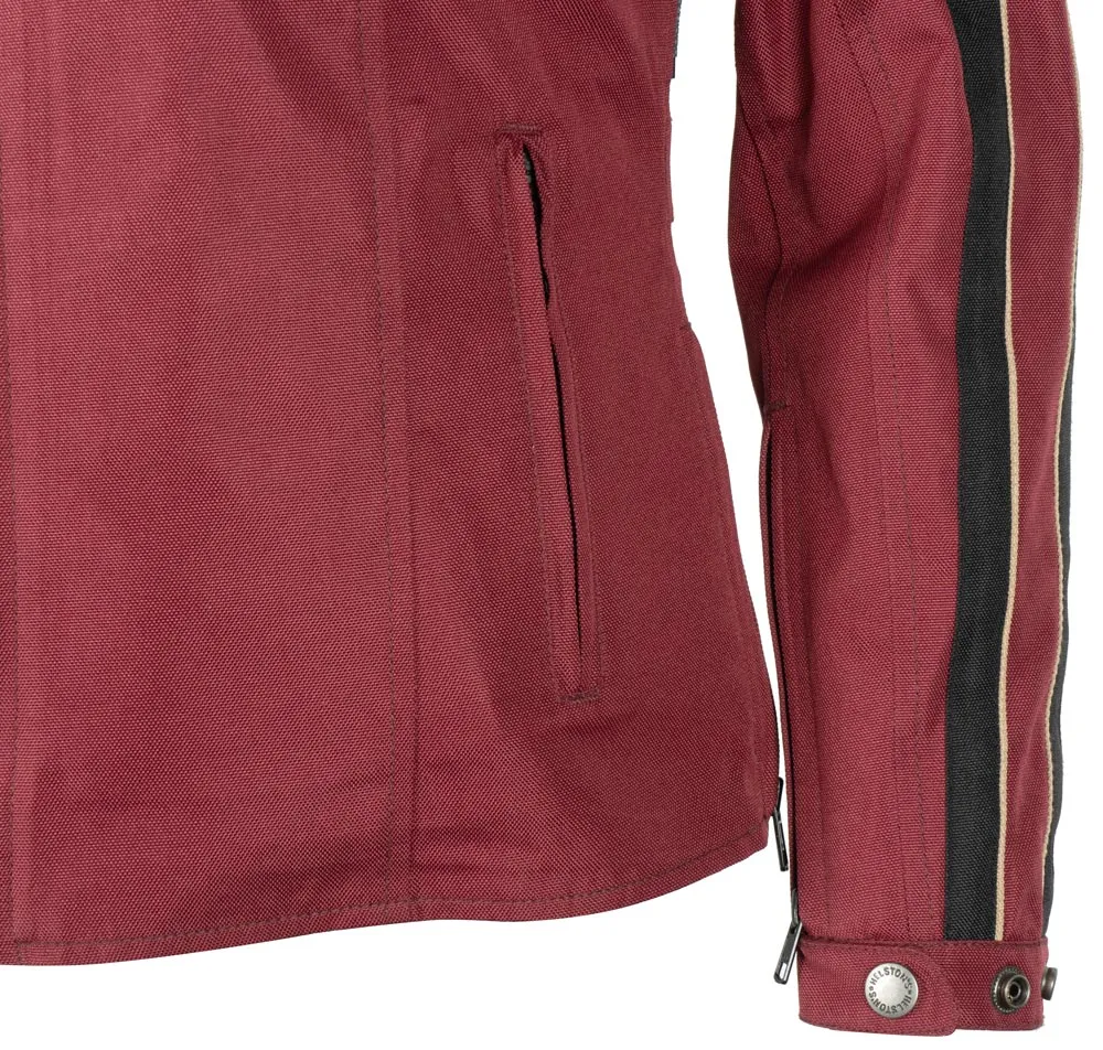 Blouson femme Helstons Jade tissu technique bordeaux