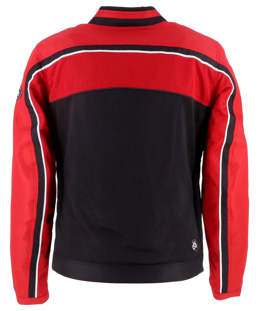 Blouson Helstons Formula Sport Air tissu mesh rouge noir, blouson été