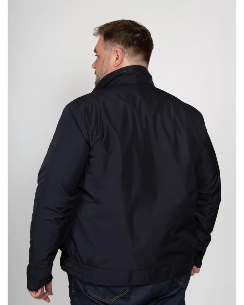 Blouson imperméable Bugatti grande taille bleu marine - Size-factory