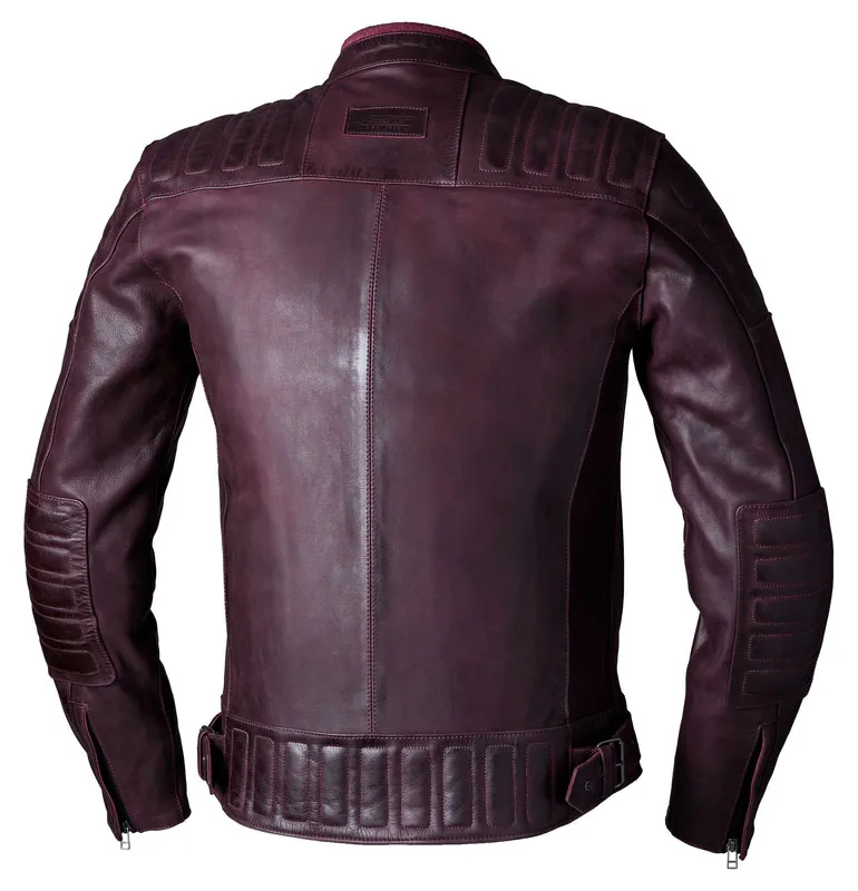 Blouson RST Isle of Man TT Brandish 2 Oxblood, Cuir Moto