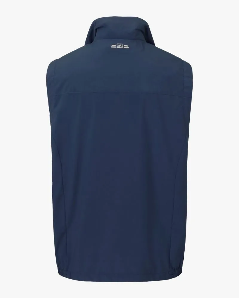 Blouson sans manches grande taille bleu marine - Size-factory