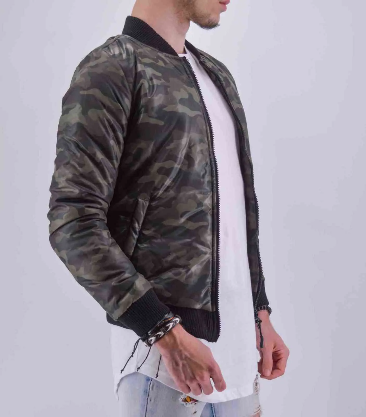 Bombers camouflage kaki homme | Mode urbaine