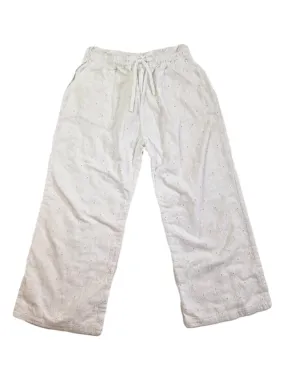 BONTON 8 ans pantalon blanc dentelle anglaise