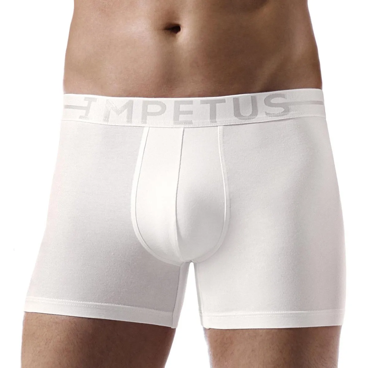 Boxer homme coton stretch Essentials blanc par Impetus