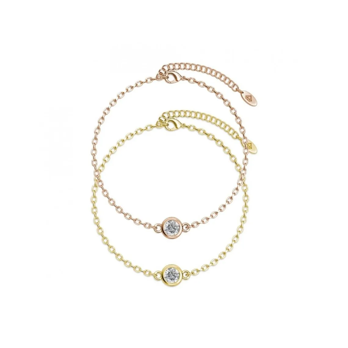 Bracelet Birth Stone Myc-Paris - Multicolore et Cristal DB0005_G_04+DB0005_RG_04 | 3 Suisses