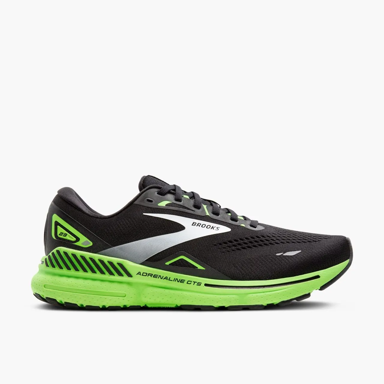 BROOKS ADRENALINE GTS 23 BLACK GREEN Chaussures de running brooks