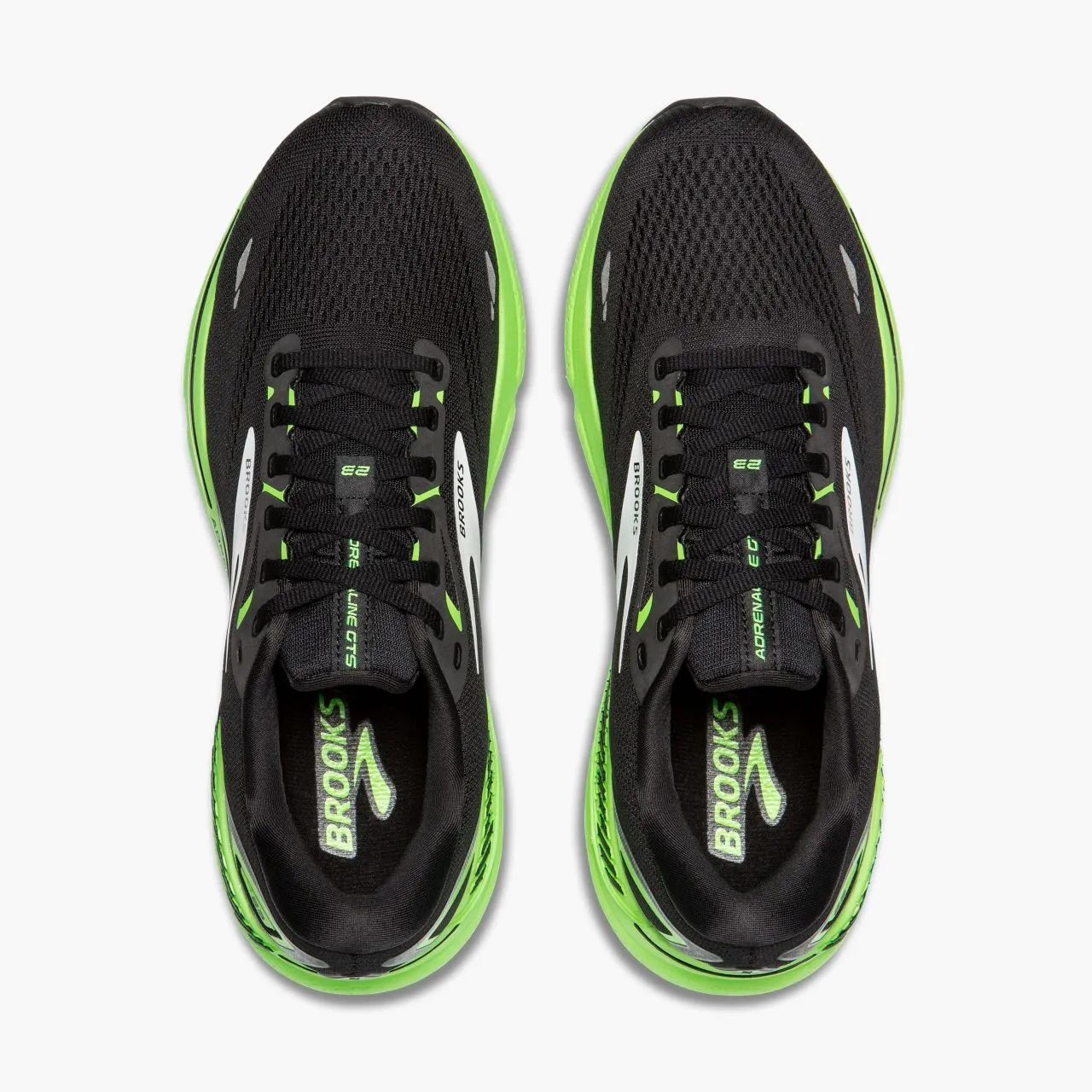 BROOKS ADRENALINE GTS 23 BLACK GREEN Chaussures de running brooks