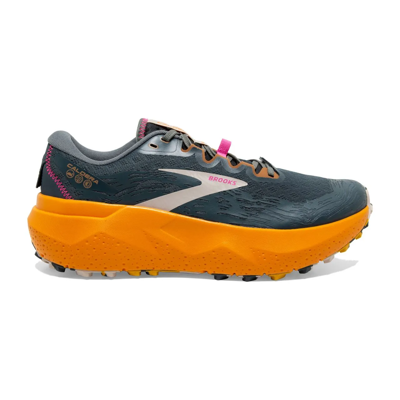 BROOKS CALDERA 6 SLATE ET CHEDDAR Chaussures de trail