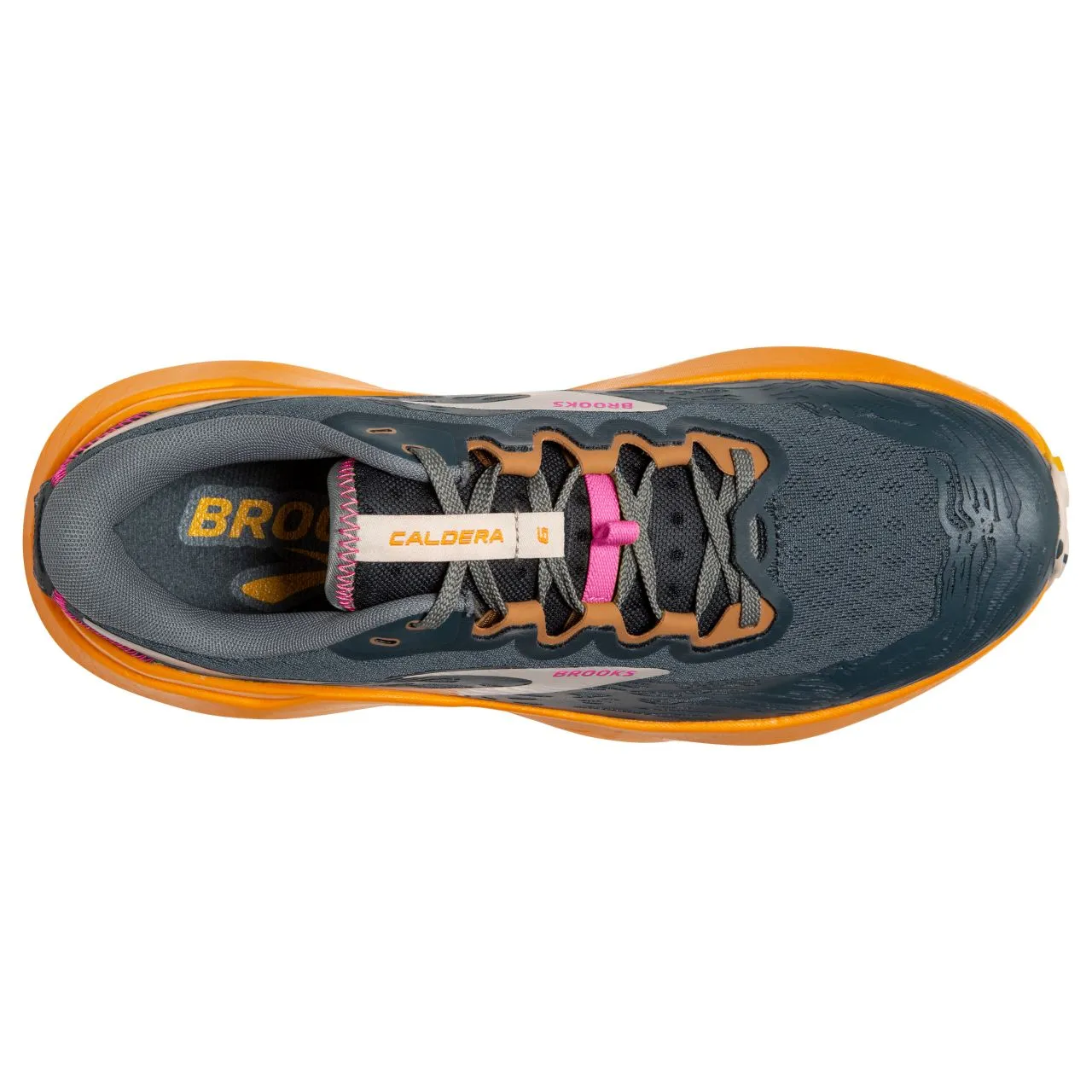 BROOKS CALDERA 6 SLATE ET CHEDDAR Chaussures de trail