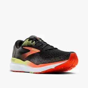 BROOKS GHOST 16 BLACK ET MANDARIN RED Chaussures de running