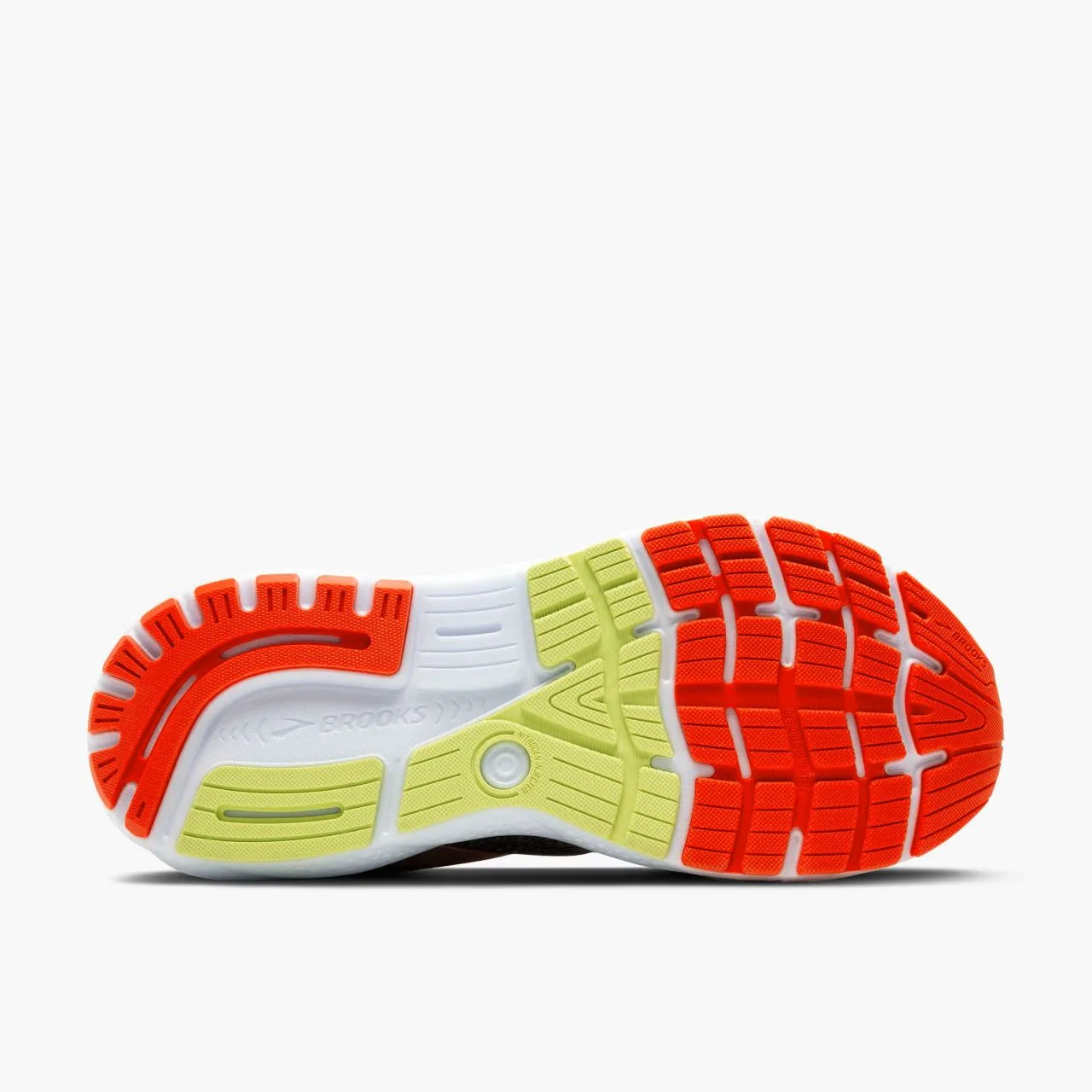 BROOKS GHOST 16 BLACK ET MANDARIN RED Chaussures de running