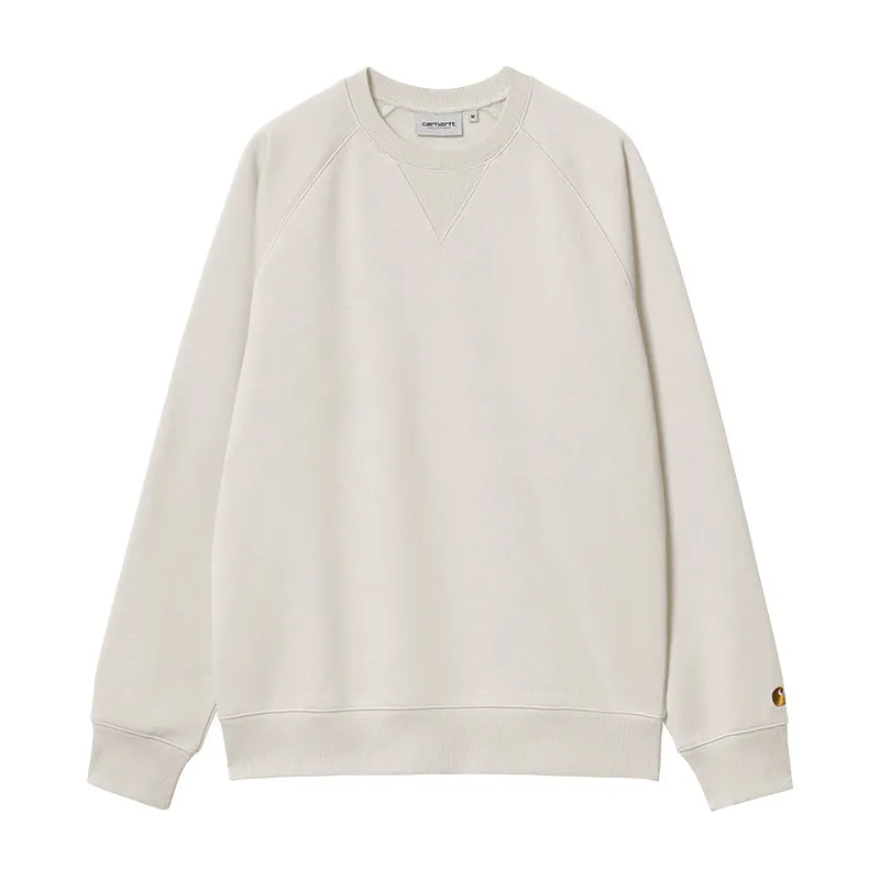 Carhartt Wip Chase Sweat 58/42 % Cotton/Polyester Wax / Gold