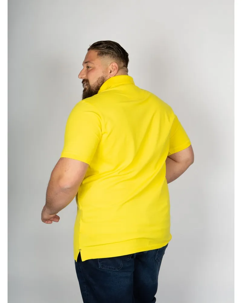 Casa Moda Polo piqué stretch grande taille jaune - Size-factory