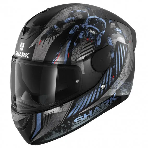 CASQUE SHARK D-SKWAL2 ATRAXX MAT NOIR BLEU ANTHRACITE