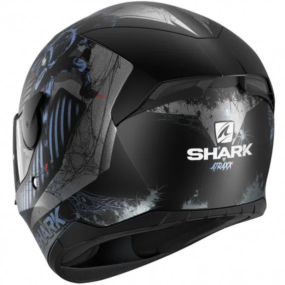 CASQUE SHARK D-SKWAL2 ATRAXX MAT NOIR BLEU ANTHRACITE