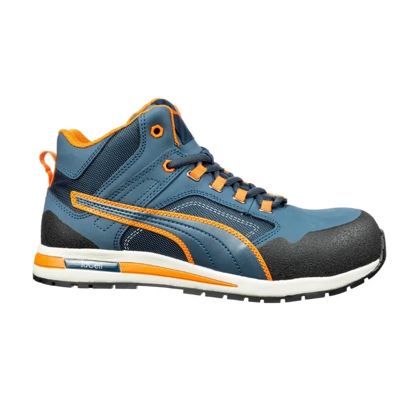 Chaussure de Sécurité Homme Crosstwist Bleu et Orange S3 HRO SRC - PUMA SAFETY