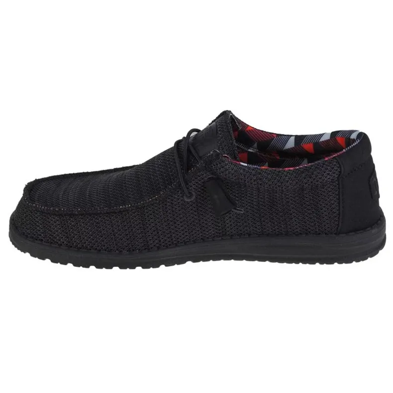 Chaussures Hey Dude Wally Sox M 40019-0XD le noir