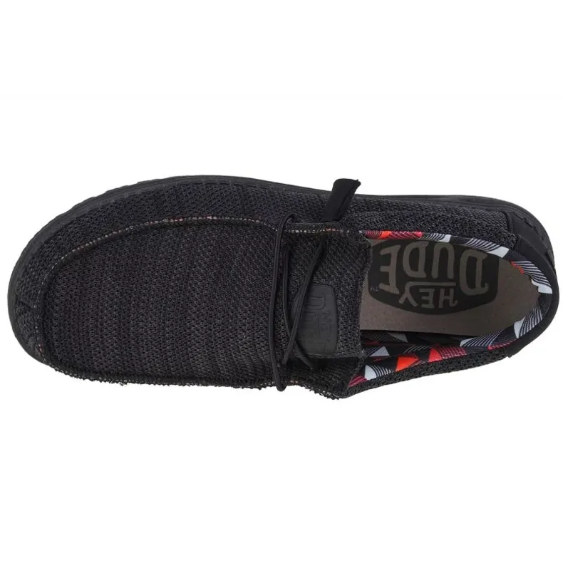 Chaussures Hey Dude Wally Sox M 40019-0XD le noir