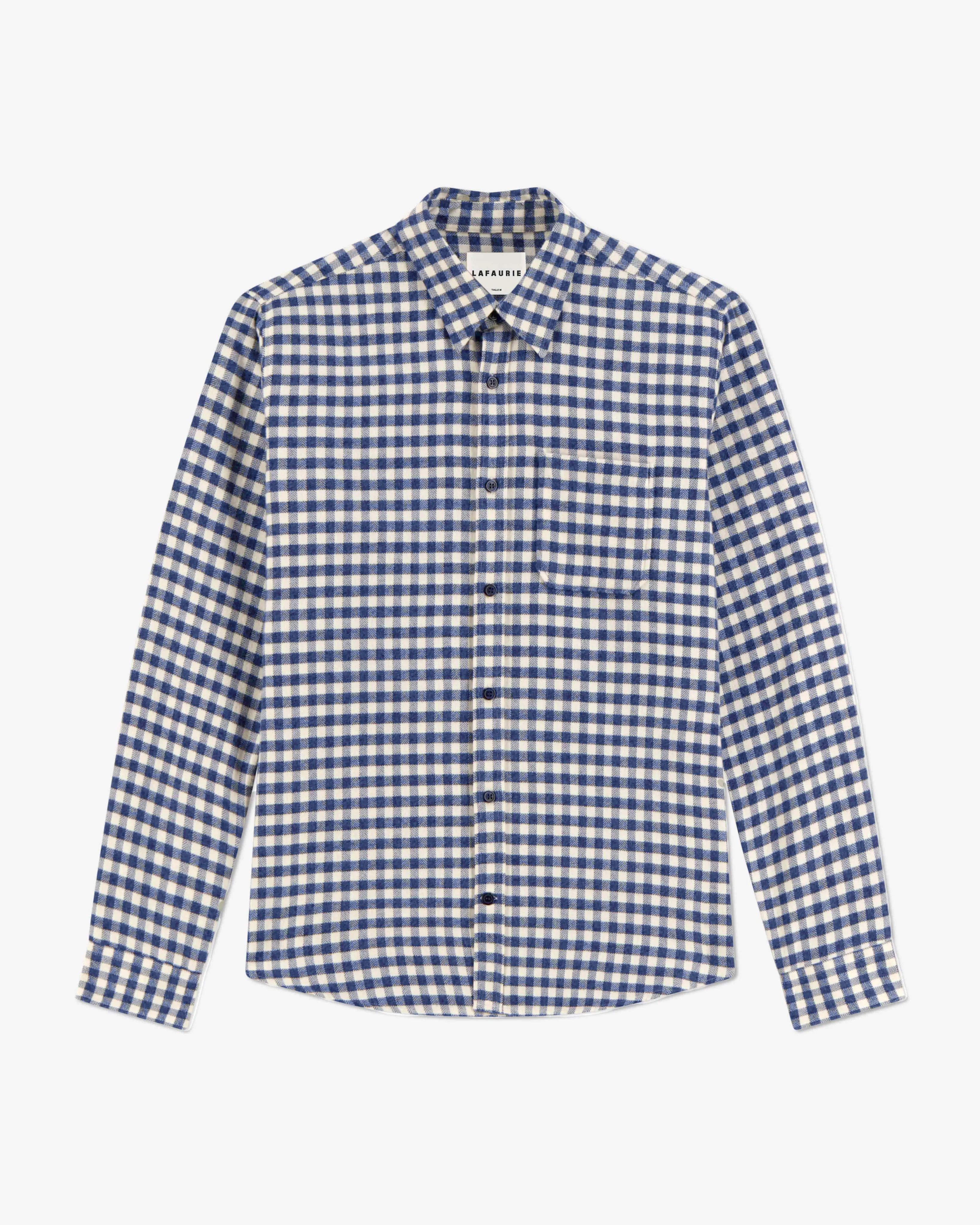 Chemise GORDES - Indigo/Ecru