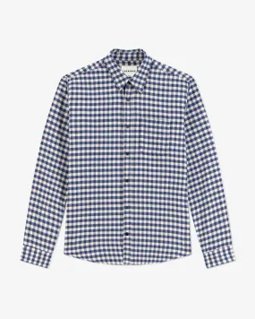 Chemise GORDES - Indigo/Ecru