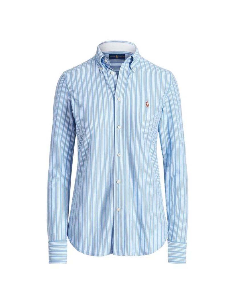 Chemise Heidi en maille Polo Ralph Lauren Carolina blue/white