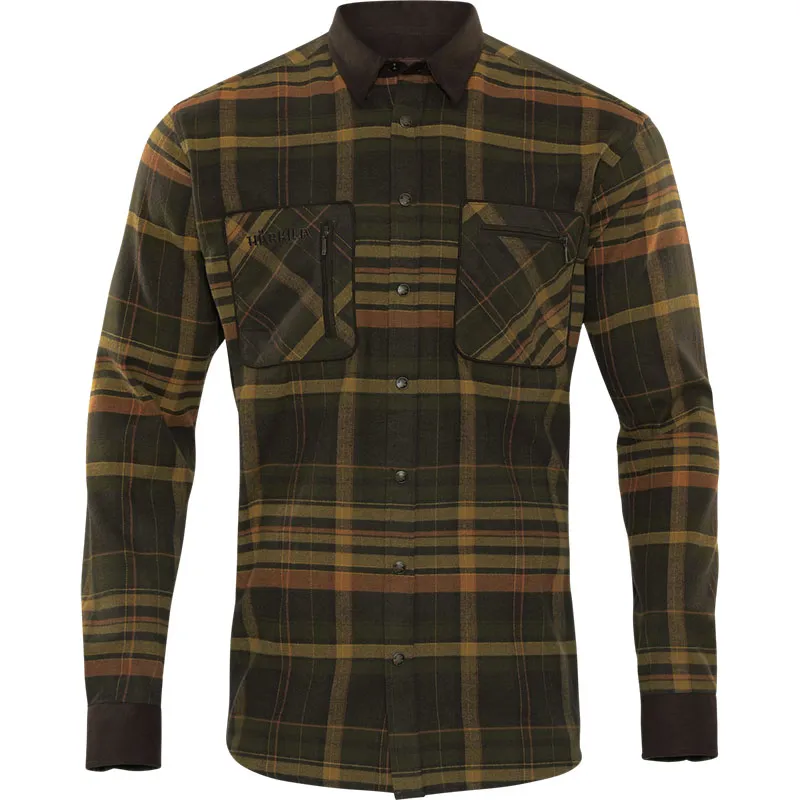 Chemise Pajala Härkila Jaune/Vert