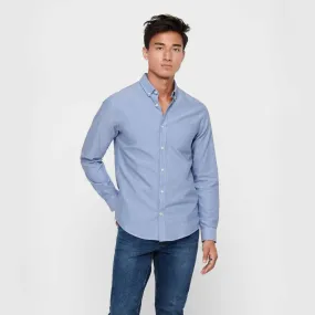 Chemise uni Oxfort Homme ONLY AND SONS à prix dégriffé ! | 