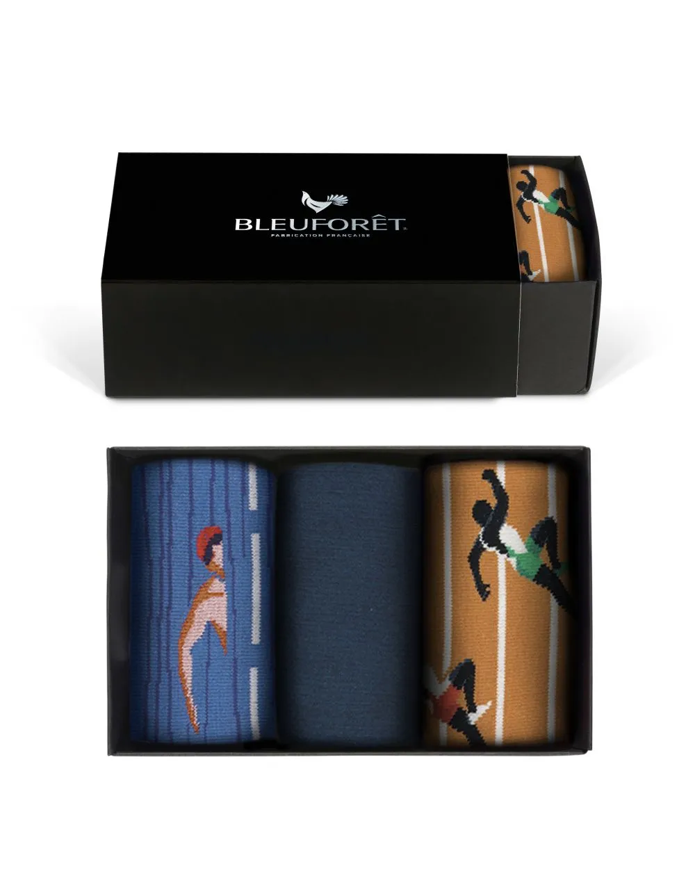 Coffret homme coton fantaisie JO Multicolore - Bleuforêt