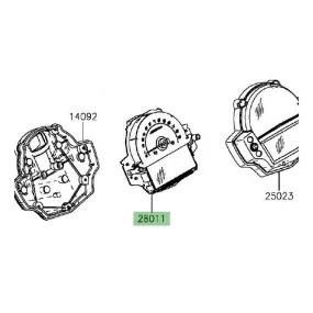 Compteur seul Kawasaki Versys 650 (2015-2021) | Moto Shop 35