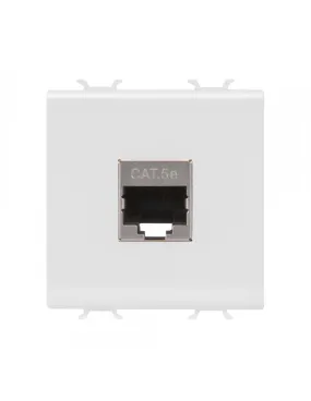 CONNECTEUR RJ45 2M CAT.5E FTP BLANC SAT. GEWISS GW15436