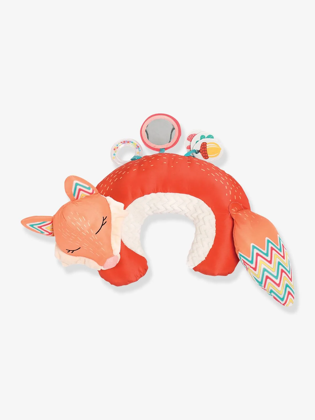 Coussin d'activités Renard LUDI orange - Ludi