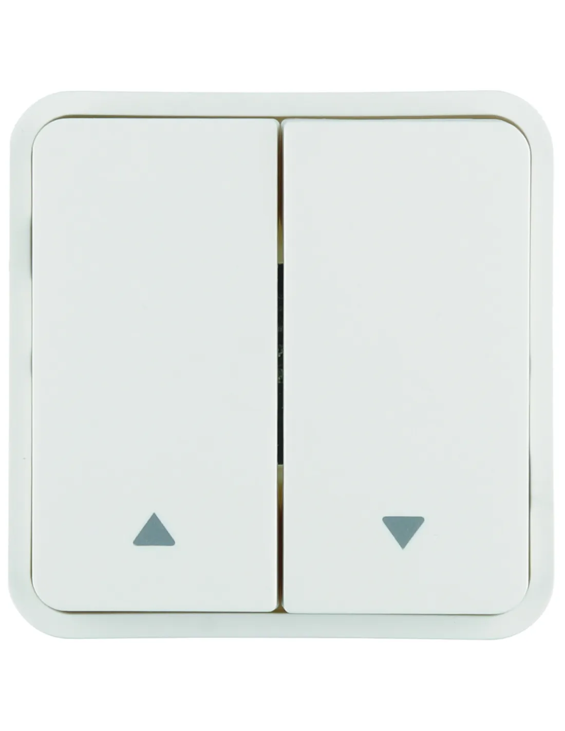 Cubyko 2 touches KNX pour 1 volet roulant coloris blanc HAGER WNT982B