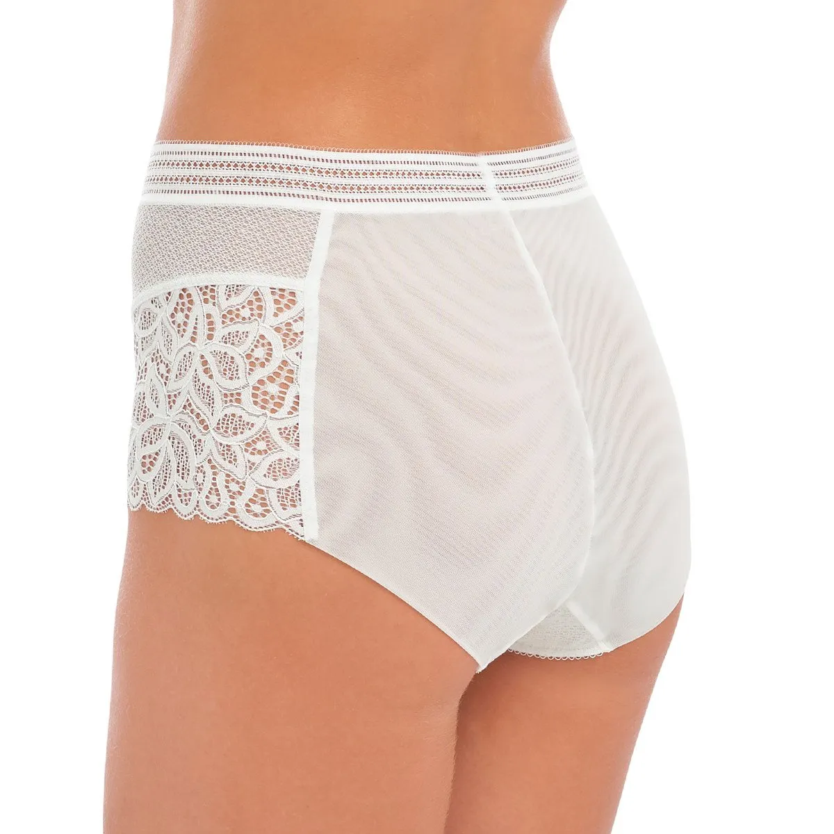 Culotte haute en dentelle Raffiné blanc de Wacoal