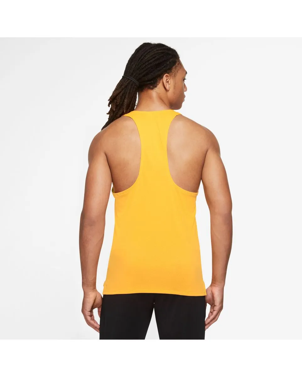 Debardeur Homme M NK DF FAST SINGLET Jaune