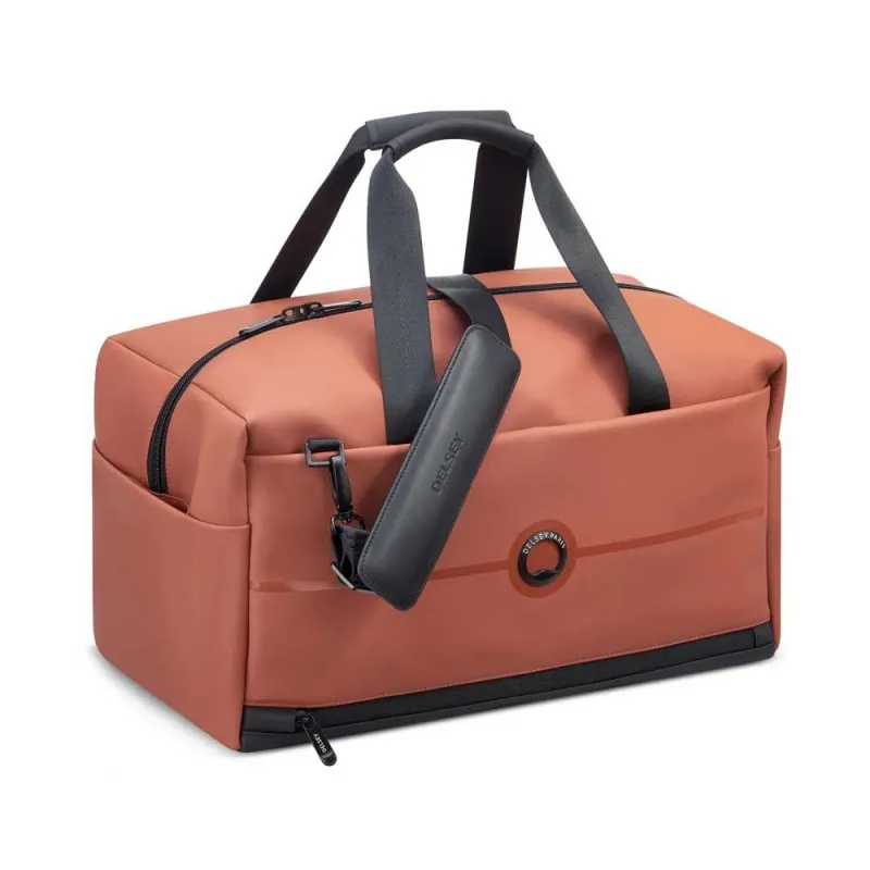 DELSEY Sac de voyage XS "Turenne" brique | Planetebag.com