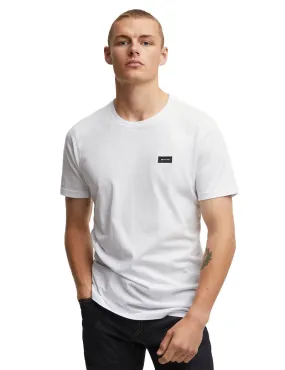 Denham - T-Shirt Manches Courtes Logo Cœur Blanc