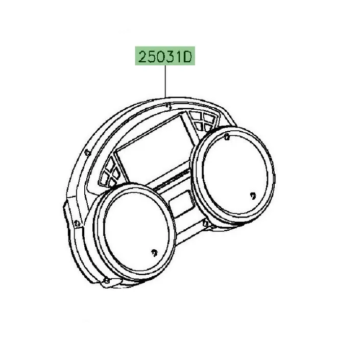 Dessus de compteur Kawasaki 250230106 | Moto Shop 35